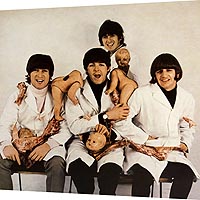 Beatles Butcher Cover, фото на холсте, 55х55см (арт.042)