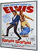 Табличка жестяная эмалированная "Elvis", с обьёмным тиснением, 30x45см (арт.054)