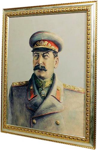 И.В. Сталин / парадный портрет в шинели (арт.0212) ― STARINISM.RU