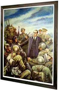 Л.И. Брежнев / Визит в расположение Советской Армии (арт.0414)