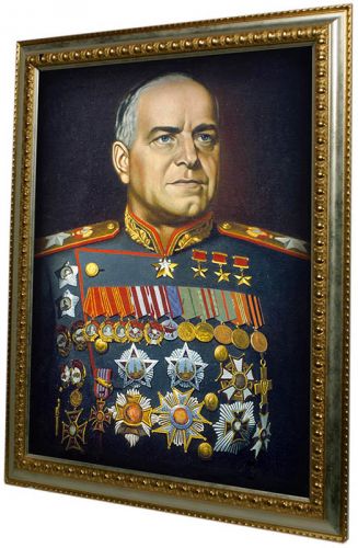 Г.К. Жуков / парадный портрет 1970-х годов. (арт.2501) ― STARINISM.RU