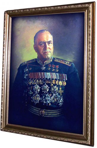 Г.К. Жуков / парадный портрет 1970-х годов. (арт.2502) ― STARINISM.RU