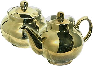 Чайная пара - заварочный чайник и сахарница (арт.008) ― STARINISM.RU