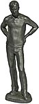 В.М. Шукшин, фигура алюминиевая, высота 25 см (арт.0073)