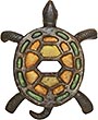 Подставка под горячее, 18 см, (черепаха) (США) (арт.179) ― STARINISM.RU