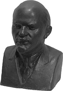 В.И. Ленин / бюст 15 см, изделие чёрной металлургии (арт.081) ― STARINISM.RU