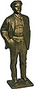 В.И. Ленин / фигура в пиджаке, 25 см (арт. 149)