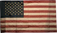 Флаг США настоящий шитый, большого размера (91х152см) (арт.001)