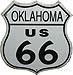 Знак дорожный "Route 66" в ассортименте (арт.035)