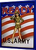 Табличка металлическая 35х45см "Ready To US Army" (арт.136)