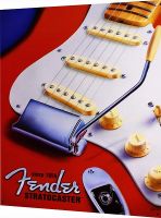 Табличка металлическая 30x40см "Fender Stratocaster" (арт.140)