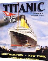 Табличка металлическая 30x40см "Titanic" (арт.178)