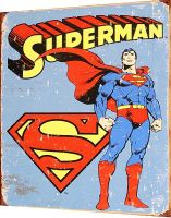 Табличка металлическая 30x40см "Superman" (арт.180)